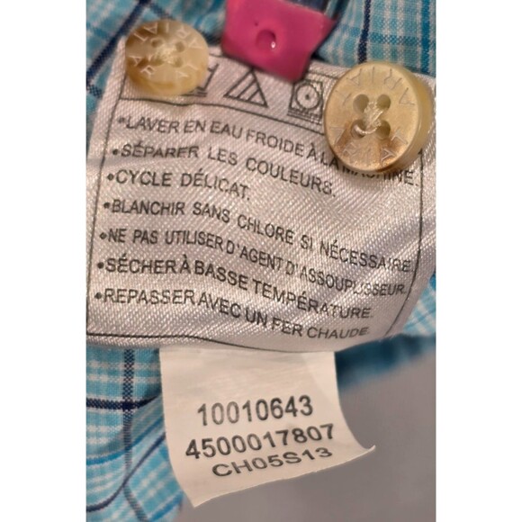 Ariat Mens Pro Series Shirt Long Sleeve Button Down Vented Blue Plaid Western XL - Picture 9 of 14